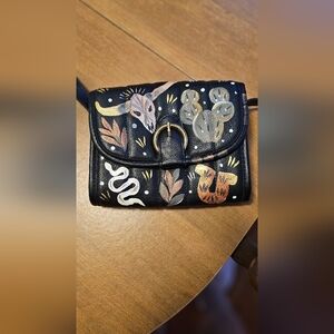 One of a Kind! Crossbody Purse. Hand Painted by Artist Yaya Kieu.